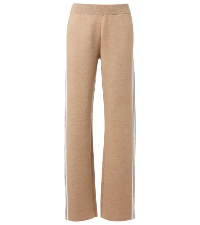 Fusalp Benada striped wool-blend straight pants