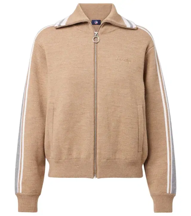 Fusalp Benada striped wool-blend jacket