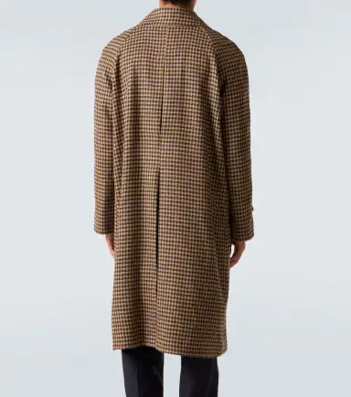 Rubinacci Houndstooth virgin wool coat | Thumbnail 4 Rubinacci Houndstooth virgin wool coat | Thumbnail 4