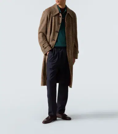Rubinacci Houndstooth virgin wool coat | Thumbnail 6 Rubinacci Houndstooth virgin wool coat | Thumbnail 6