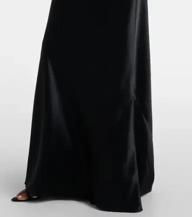 Galvan Satin halter neck gown | Thumbnail 4