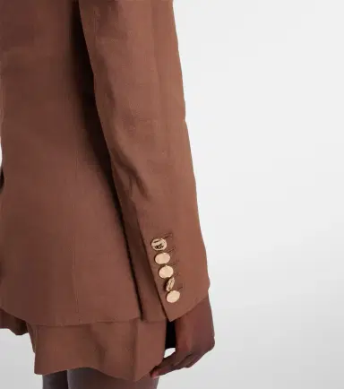 Veronica Beard Elle Dickey linen-blend blazer | Thumbnail 2 Veronica Beard Elle Dickey linen-blend blazer | Thumbnail 2