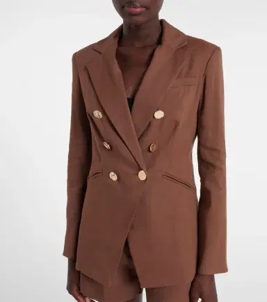 Veronica Beard Elle Dickey linen-blend blazer | Thumbnail 5 Veronica Beard Elle Dickey linen-blend blazer | Thumbnail 5