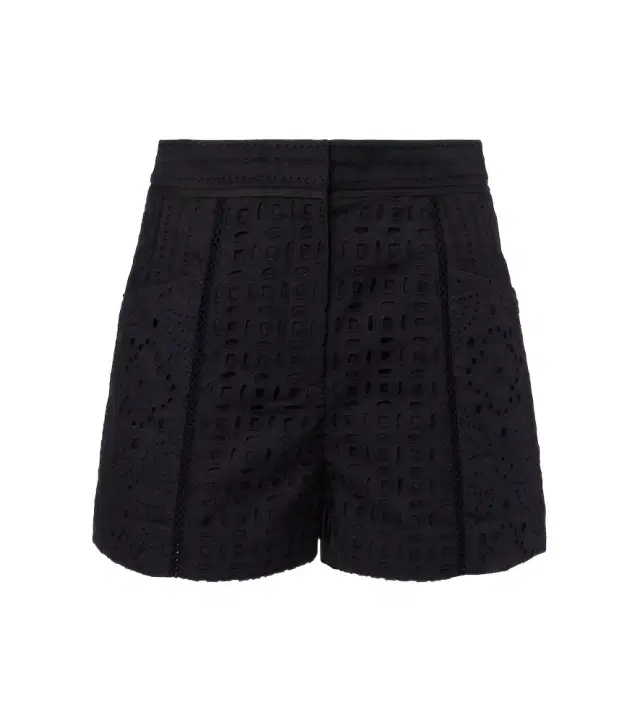 Veronica Beard Fabian embellished cotton shorts