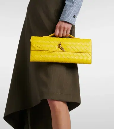 Bottega Veneta Andiamo Intrecciato leather clutch | Thumbnail 7