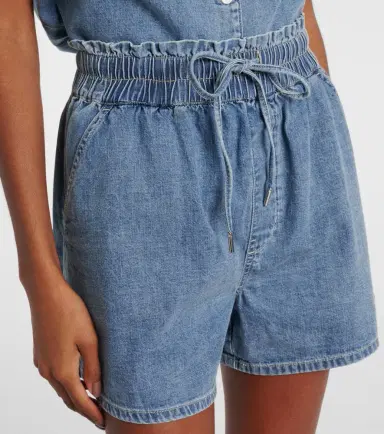 Veronica Beard Wilder high-rise denim shorts | Thumbnail 4