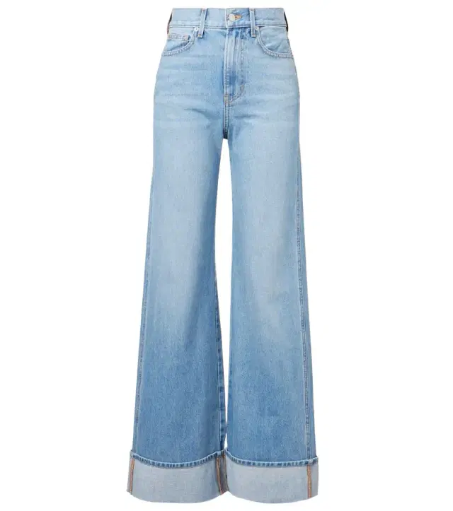 Taylor high-rise wide-leg jeans