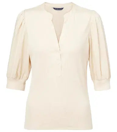 Veronica Beard Coralee cotton-blend top | Thumbnail 1 Veronica Beard Coralee cotton-blend top | Thumbnail 1