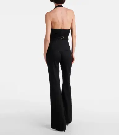 Veronica Beard Komi high-rise linen-blend flared pants | Thumbnail 4 Veronica Beard Komi high-rise linen-blend flared pants | Thumbnail 4