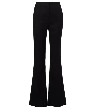 Veronica Beard Komi high-rise linen-blend flared pants | Thumbnail 1 Veronica Beard Komi high-rise linen-blend flared pants | Thumbnail 1
