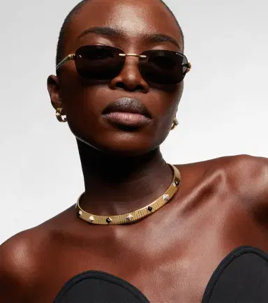BVLGARI Tubogas rectangular sunglasses | Thumbnail 5