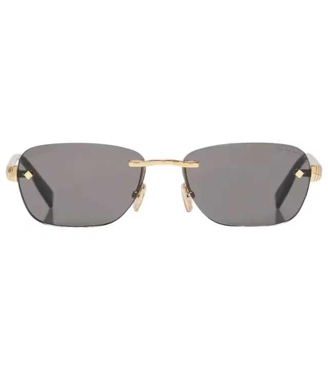Bvlgari Tubogas rectangular sunglasses