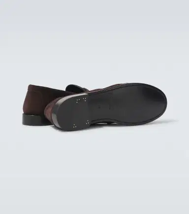 Saint Laurent Le Loafer suede penny loafers | Thumbnail 5 Saint Laurent Le Loafer suede penny loafers | Thumbnail 5