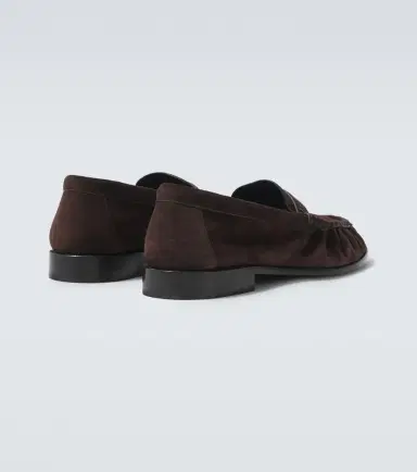 Saint Laurent Le Loafer suede penny loafers | Thumbnail 6 Saint Laurent Le Loafer suede penny loafers | Thumbnail 6