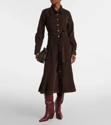 AG Jeans Marseille corduroy shirt dress | Thumbnail 5