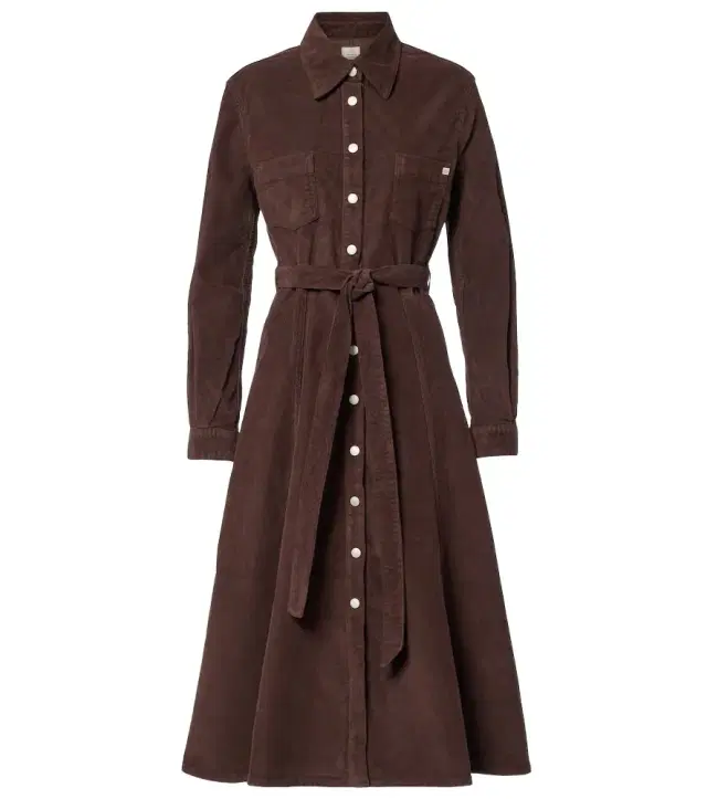 Marseille corduroy shirt dress