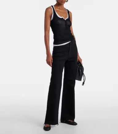 SLVRLAKE Grace high-rise wide-leg jeans | Thumbnail 3