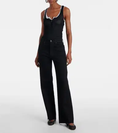 SLVRLAKE Grace high-rise wide-leg jeans | Thumbnail 5