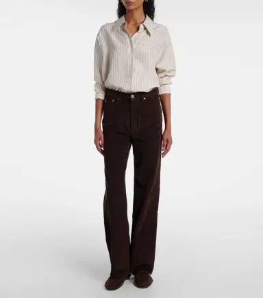 AG Jeans Kora high-rise corduroy wide-leg pants | Thumbnail 4 AG Jeans Kora high-rise corduroy wide-leg pants | Thumbnail 4