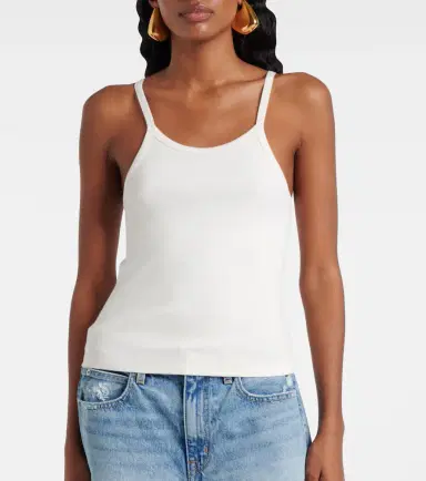 Slvrlake Ribbed-knit cotton jersey tank top | Thumbnail 5