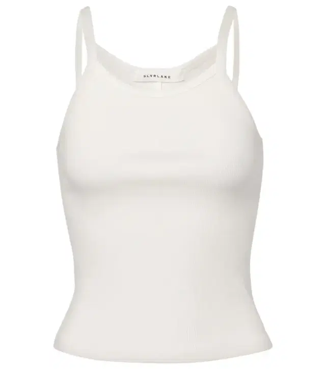 Slvrlake Ribbed-knit cotton jersey tank top