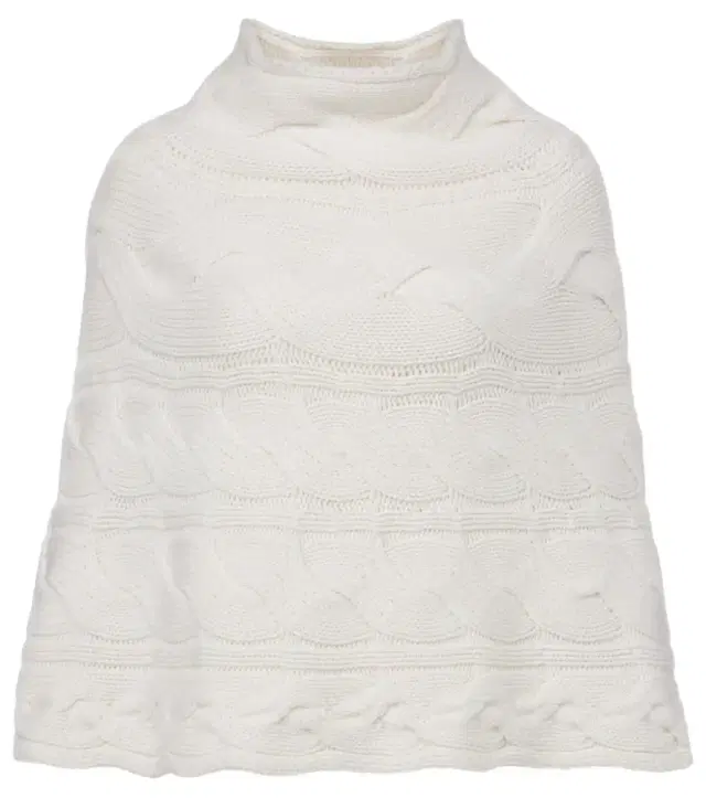 Evanna cable-knit cashmere cape