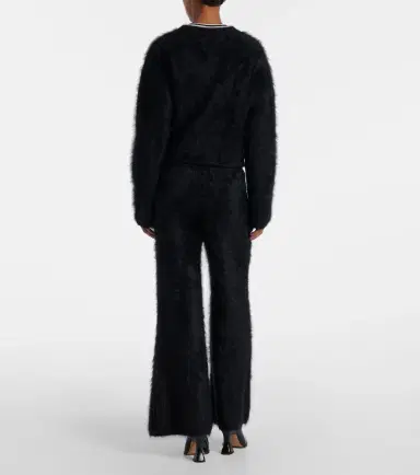 Lisa Yang Ellery brushed cashmere flared pants | Thumbnail 4