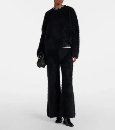 Lisa Yang Ellery brushed cashmere flared pants | Thumbnail 5
