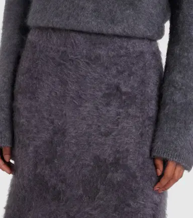Lisa Yang Asta cashmere midi skirt | Thumbnail 4