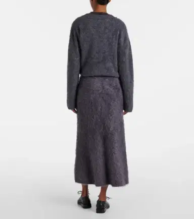 Lisa Yang Asta cashmere midi skirt | Thumbnail 5