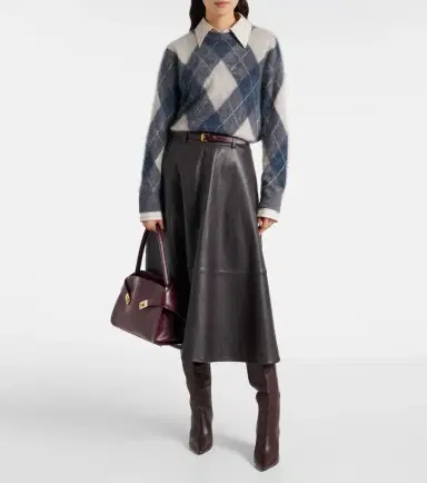 Lisa Yang Margy argyle cashmere sweater | Thumbnail 5