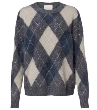 Lisa Yang Margy argyle cashmere sweater | Thumbnail 1