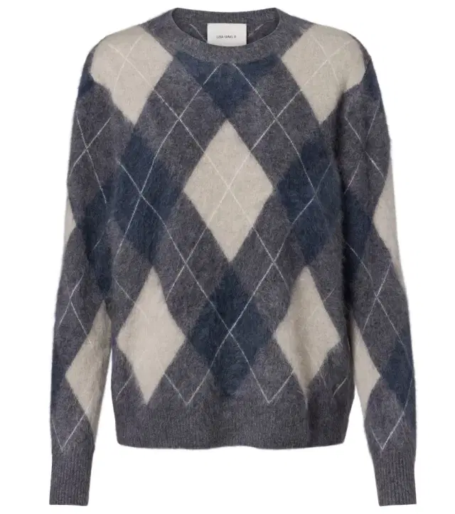 Lisa Yang Margy argyle cashmere sweater
