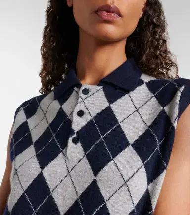 Lisa Yang Riana argyle cashmere sweater vest | Thumbnail 2 Lisa Yang Riana argyle cashmere sweater vest | Thumbnail 2