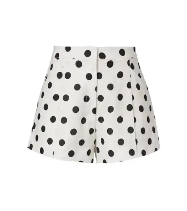 Posse Rosalie polka-dot linen shorts | Thumbnail 1