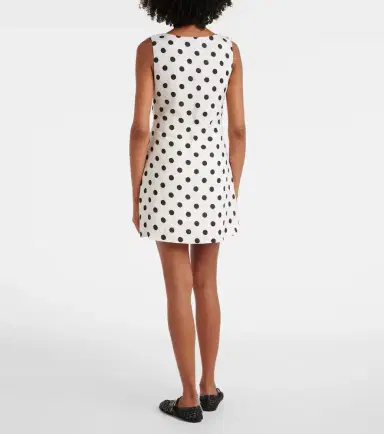 Posse Alice polka-dot linen minidress | Thumbnail 4