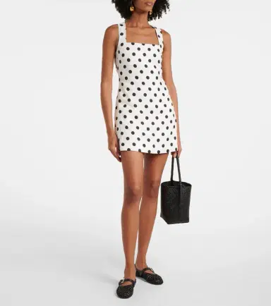 Posse Alice polka-dot linen minidress | Thumbnail 5