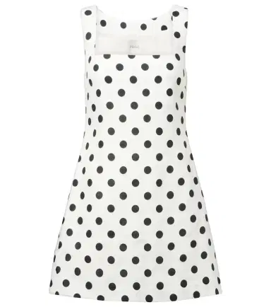 Posse Alice polka-dot linen minidress | Thumbnail 1