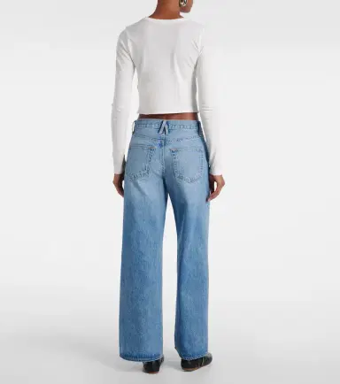 Slvrlake Cropped cotton jersey T-shirt | Thumbnail 4