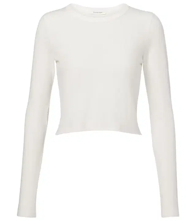 Slvrlake Cropped cotton jersey T-shirt