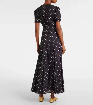 Posse Paloma polka-dot maxi dress | Thumbnail 2