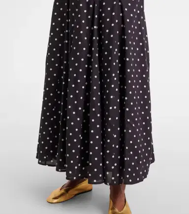 Posse Paloma polka-dot maxi dress | Thumbnail 4