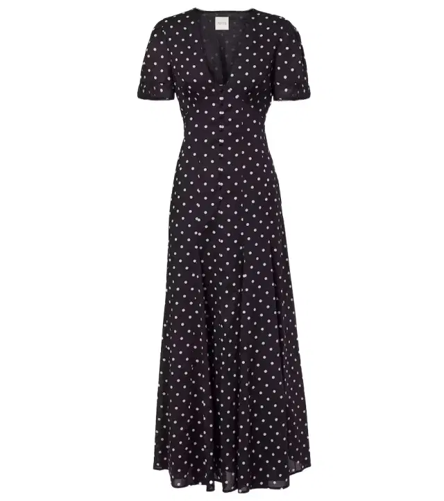 Posse Paloma polka-dot maxi dress