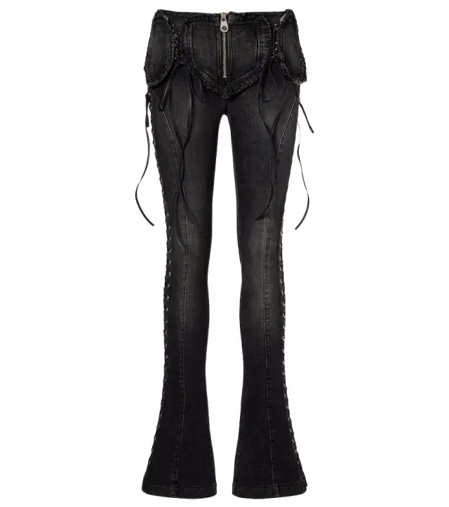 Blumarine Low-rise slim-fit flared jeans