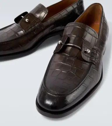 Christian Louboutin Chambelimoc croc-effect leather loafers | Thumbnail 2 Christian Louboutin Chambelimoc croc-effect leather loafers | Thumbnail 2
