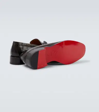Christian Louboutin Chambelimoc croc-effect leather loafers | Thumbnail 3 Christian Louboutin Chambelimoc croc-effect leather loafers | Thumbnail 3