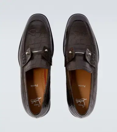 Christian Louboutin Chambelimoc croc-effect leather loafers | Thumbnail 6 Christian Louboutin Chambelimoc croc-effect leather loafers | Thumbnail 6
