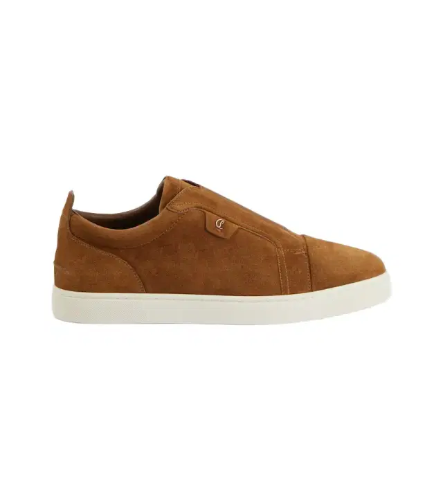 Christian Louboutin St Louis suede slip-on sneakers