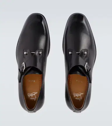 Christian Louboutin Chambelimonk leather monk strap shoes | Thumbnail 2