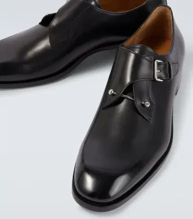Christian Louboutin Chambelimonk leather monk strap shoes | Thumbnail 3